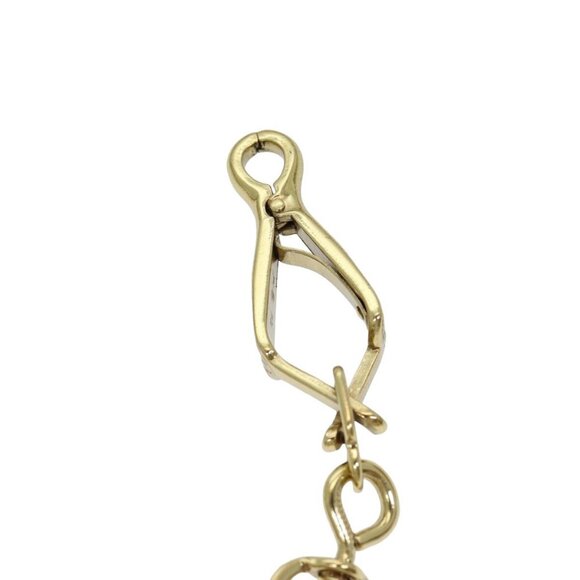 LOUIS VUITTON Less Baxter MM Dog Leash Leather Beige M58051 LV Auth 86281 - Picture 2 of 13